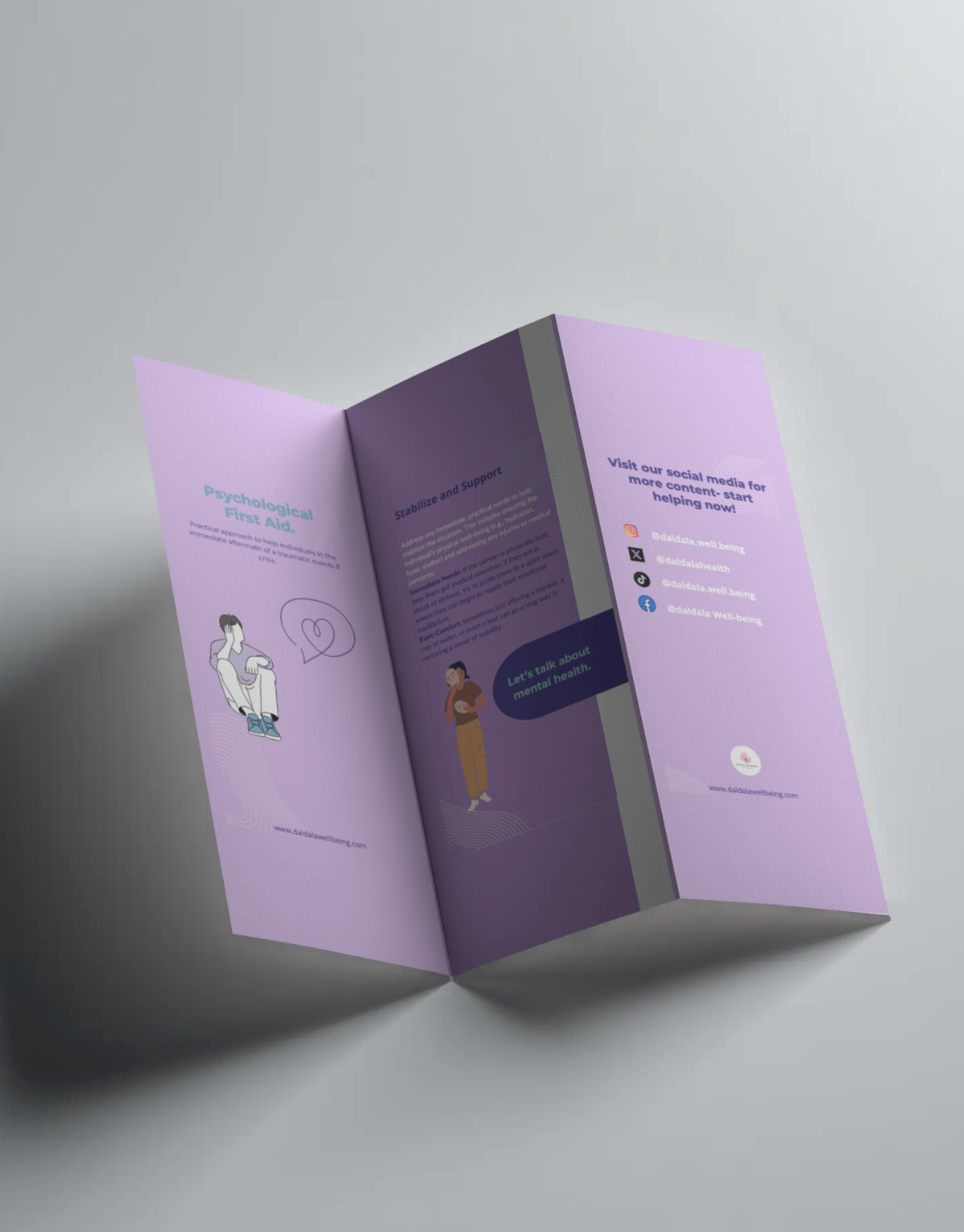 Booklet „ Psychological First Aid” for colleagues and friends.